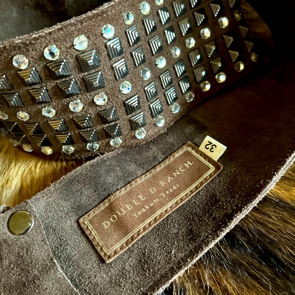 Double D Ranch - Western Studded Belt 32 🤩🤩🤩